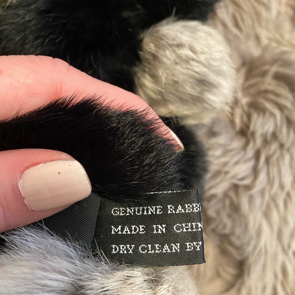 CEJON RABBIT FUR SCARF - Picture 4 of 5